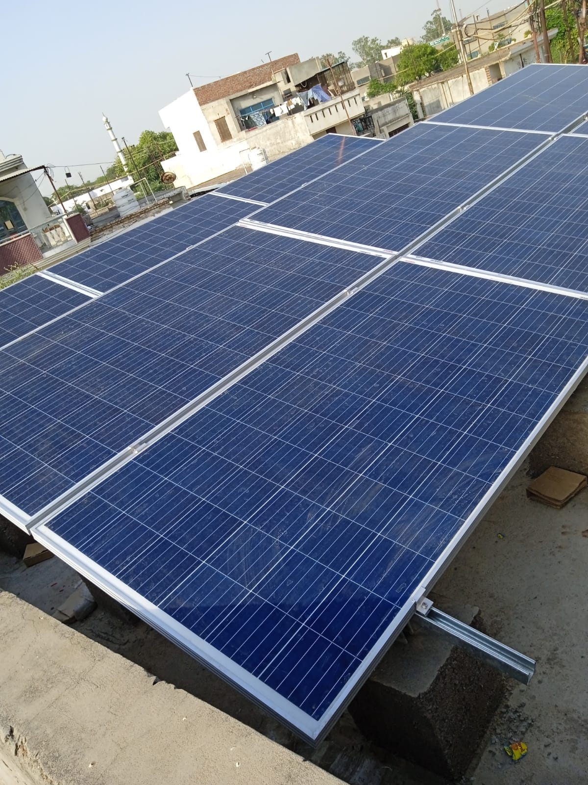 5kWp Off-Grid Solar Power Plant, Aligarh, Uttar Pradesh - A STAR SOLAR